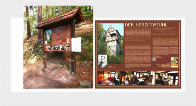 Freundeskreis Rieseneck e.V. – Touristische Info-Tafel Herzogstuhl